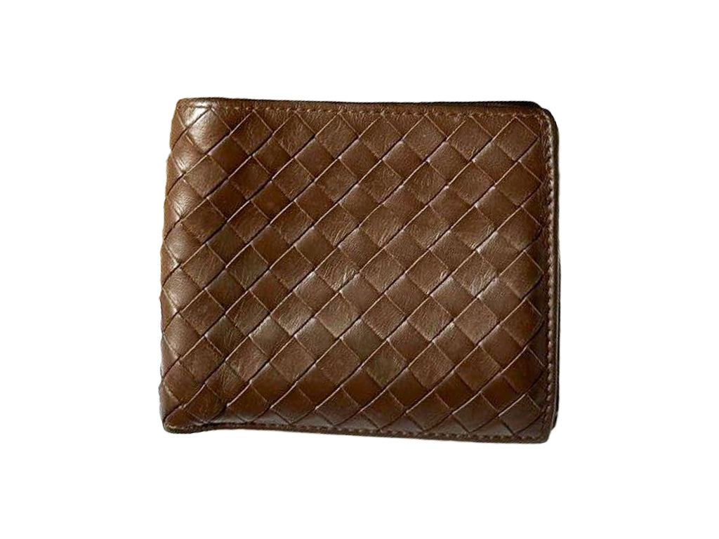 Vintage Bottega Veneta Intrecciato Piccolo Bi-Fold Wallet