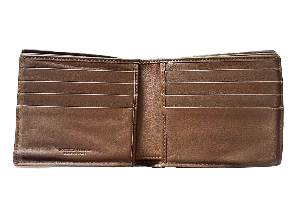 Vintage Bottega Veneta Intrecciato Piccolo Bi-Fold Wallet