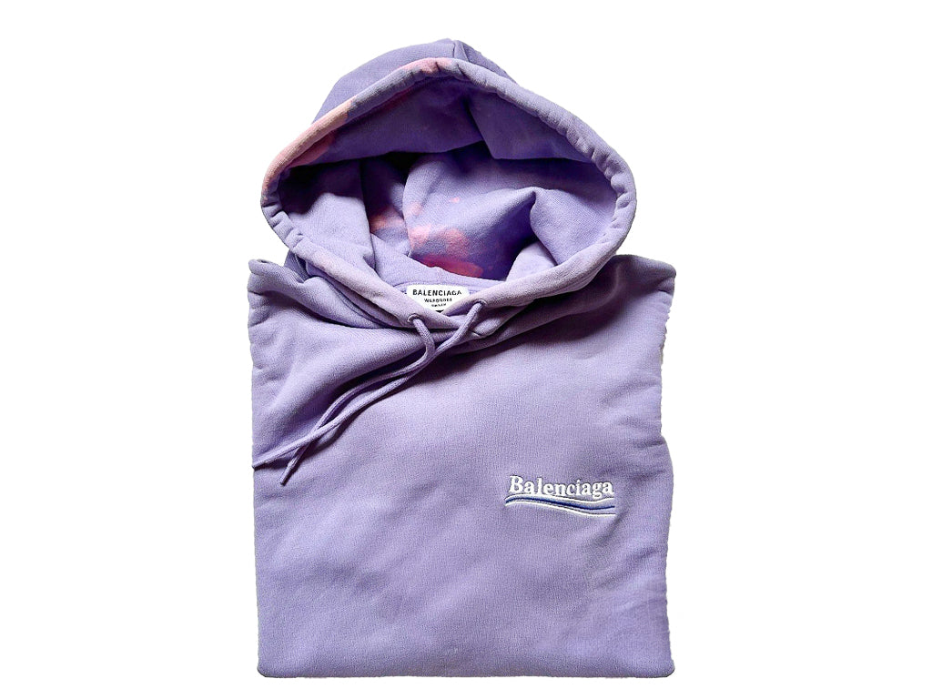 Vintage Balenciaga Political Campaign Hoodie (Discolouration)