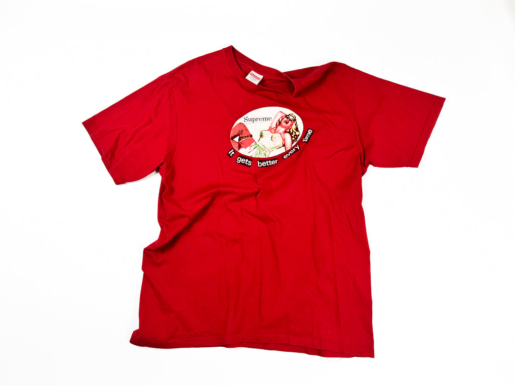 Vintage Supreme It Gets Better Every Time T-Shirt