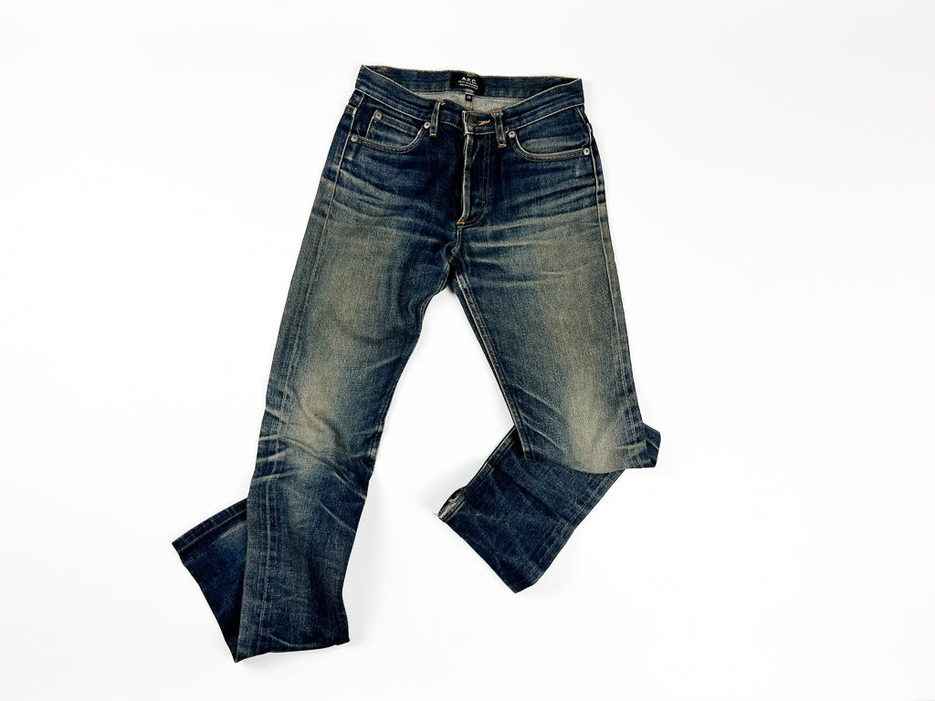 Vintage A.P.C. Petit Standard Raw Selvedge Denim Seasoned Jeans