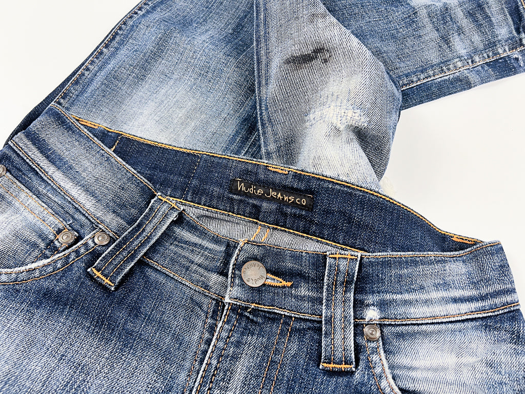 Vintage Nudie Jeans Co. Terry Tight Distressed Seasoned Jeans