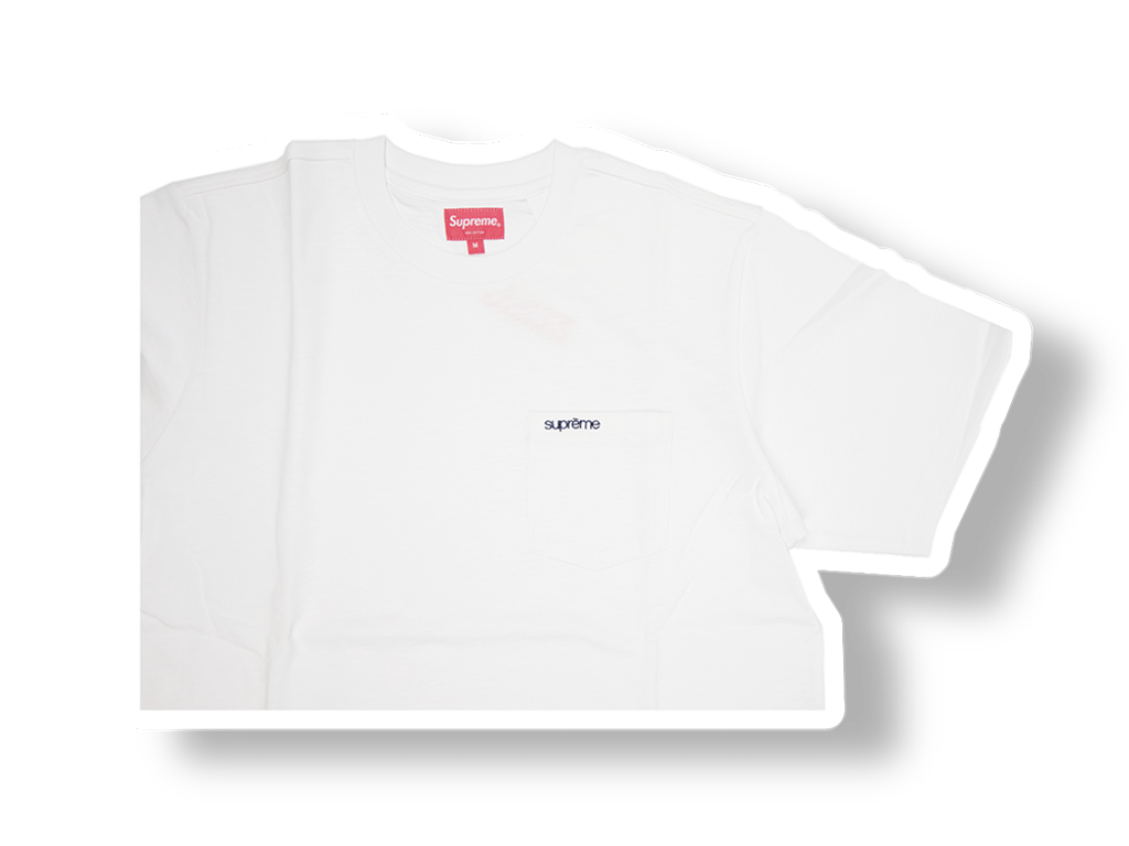 Supreme S/S Pocket Tee White (FW21)
