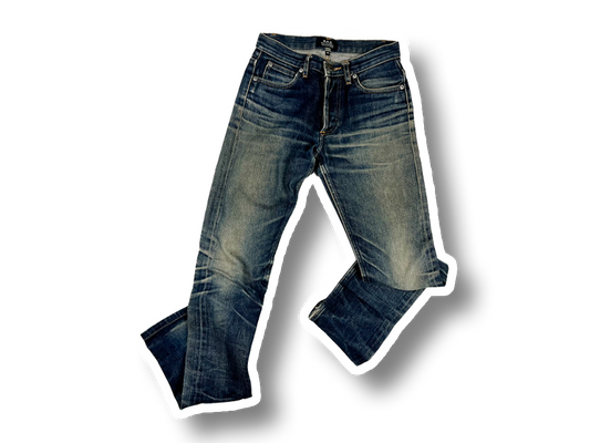 Vintage A.P.C. Petit Standard Raw Selvedge Denim Seasoned Jeans