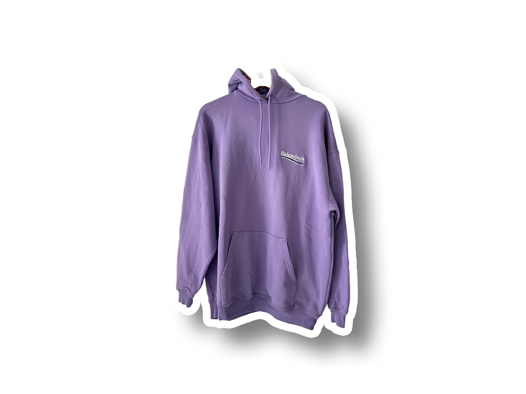 Vintage Balenciaga Political Campaign Hoodie (Discolouration)