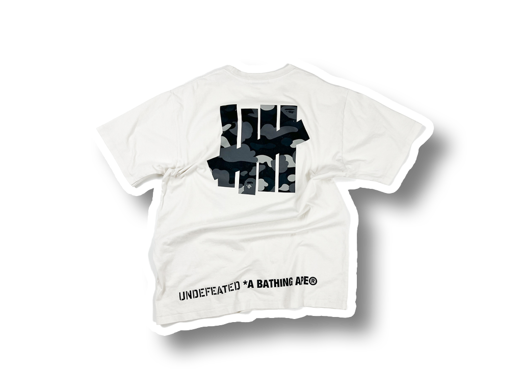 Vintage BAPE x Undefeated Apehead T-Shirt