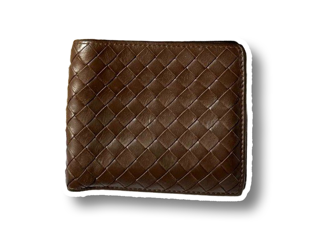 Vintage Bottega Veneta Intrecciato Piccolo Bi-Fold Wallet