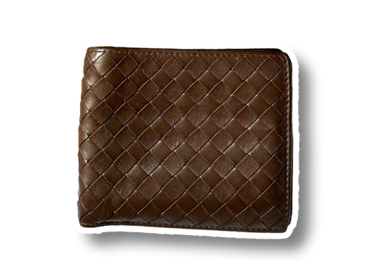 Vintage Bottega Veneta Intrecciato Piccolo Bi-Fold Wallet