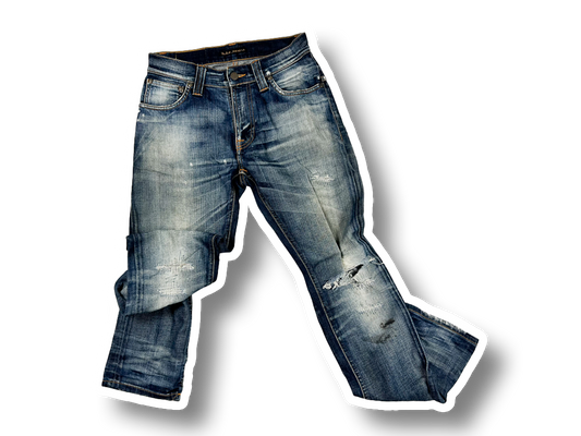 Vintage Nudie Jeans Co. Terry Tight Distressed Seasoned Jeans