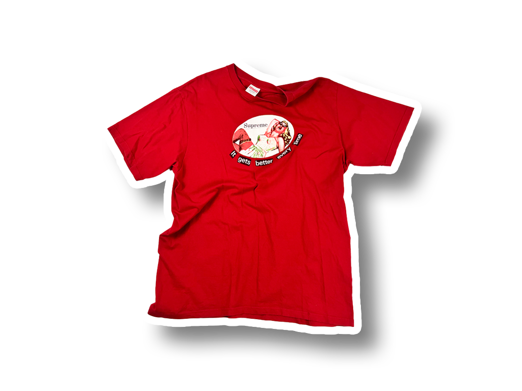 Vintage Supreme It Gets Better Every Time T-Shirt